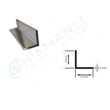 Alüminyum Köşebent 4mm x 17mm 1mm